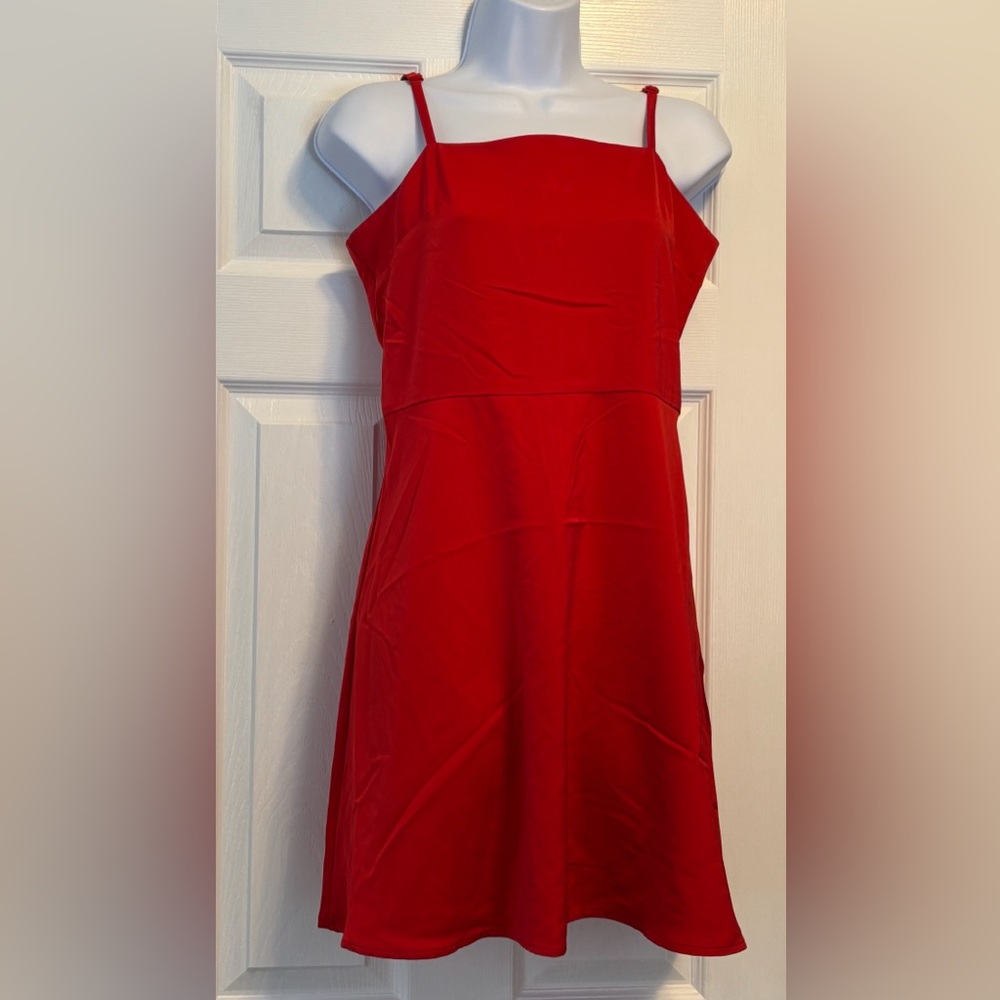Red Sleeveless Dress